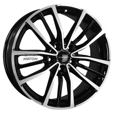 Khomen Wheels 7x18/5x114.3 ET38 D67.1 KHW1812 (Outlander) Black-FP